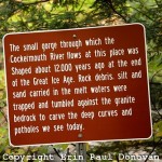 Sculptured Rocks -Groton, New Hampshire USA Stock Photo